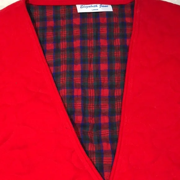 NWOT Elizabeth Jane corduroy textured vest 100% cotton - Picture 8 of 10